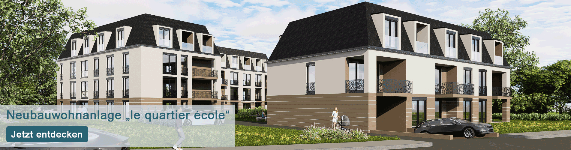 Neubauwohnanlage Le Quartier Ecole - Jetzt entdecken