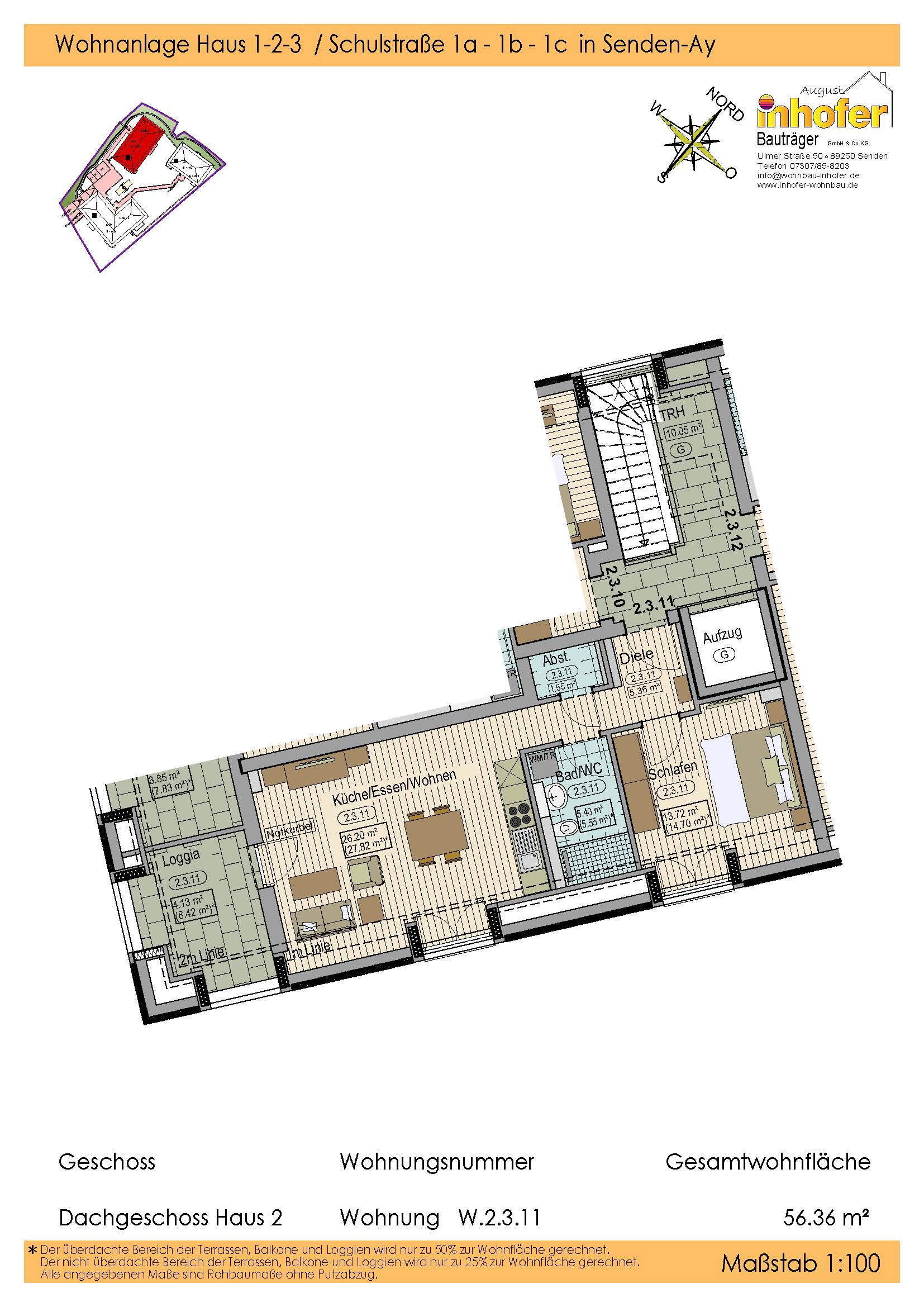 Neubau 2-Zimmer Dachgeschoss-Wohnung, Wohnanlage "le quartier ècole" Neubau 2-Zimmer Dachgeschoss-Wohnung, Wohnanlage "le quartier ècole"