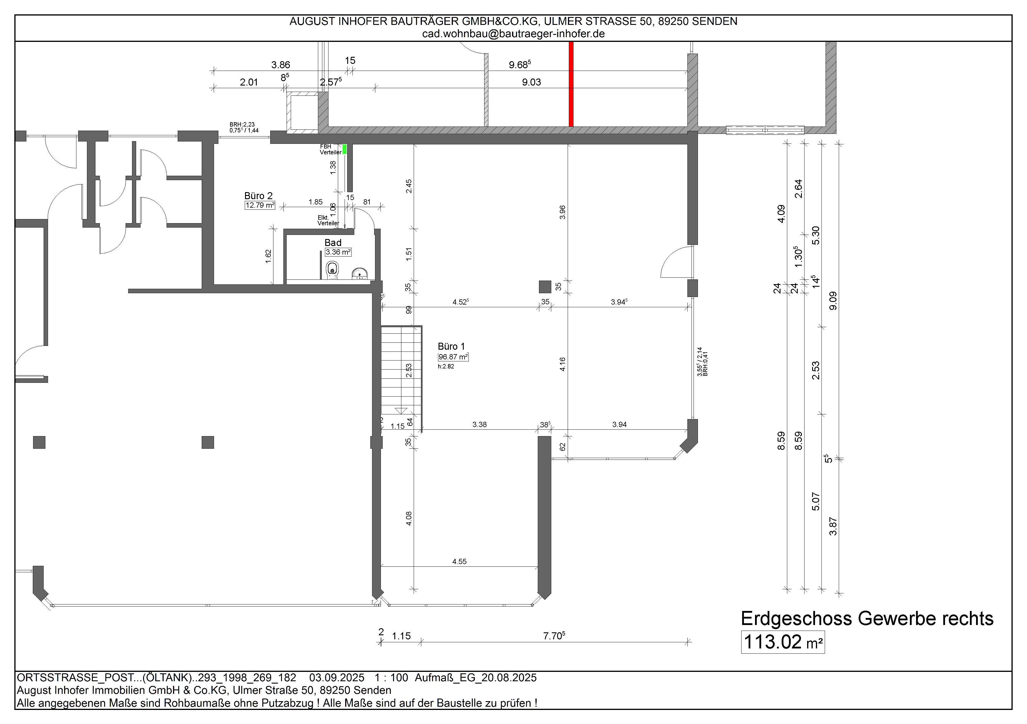 Verkaufs-, Büro- oder Praxisfläche im Erdgeschoss in zentraler Lage von Senden