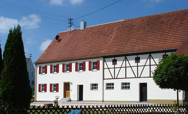 Sanierung Fachwerkhaus in der Johan-Glocker-Strasse