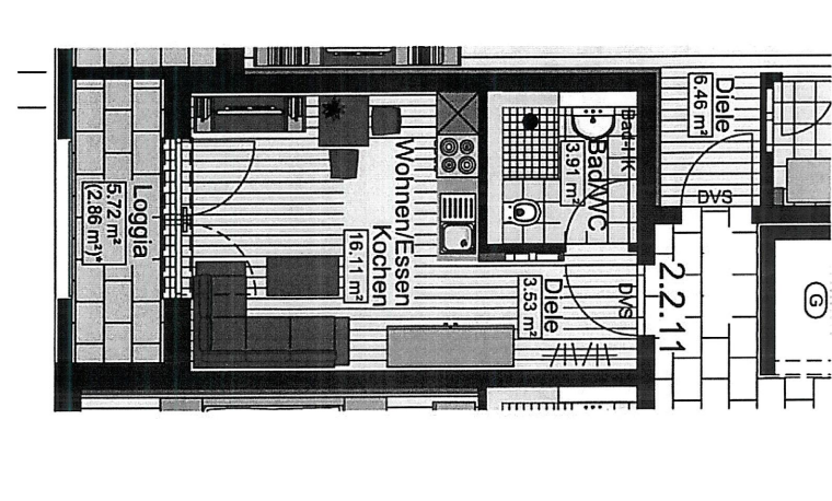 1-Zimmer Wohnung in Senden-Wullenstetten zu vermieten